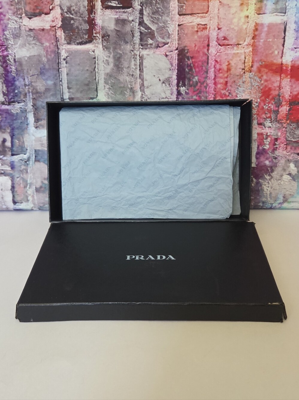 Prada Black Logo Box with Prada Tissue